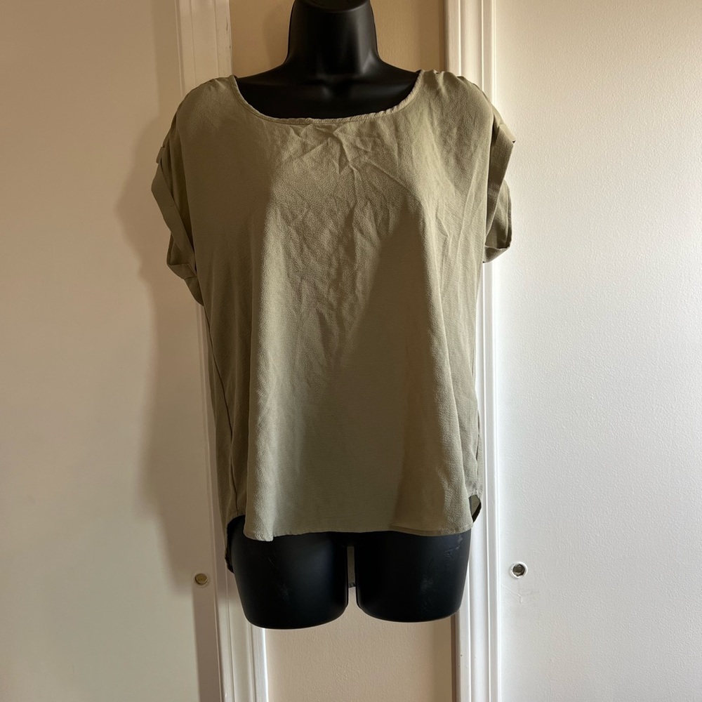 Hippie Rose Green Blouse Size L